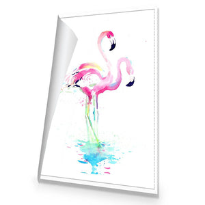 Flirty Flamingos | Standard Canvas | No Frame | Rolled Canvas