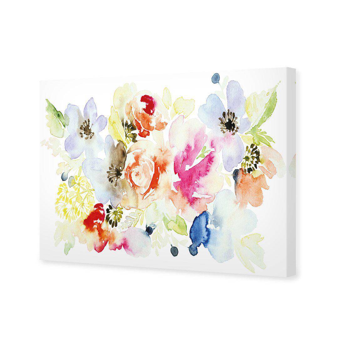 Floral Array Canvas Art - Wall Art Designs - 2462_AR_H WAD_CP - MPY - 260 - M - S - S_45x30_NONE