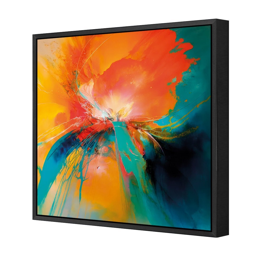 Floral Flame I - Wall Art Designs - WB_100772_AS_Q CAF_CP - MPY - 260 - M - S - S_37x37_S - 1550 - BLK