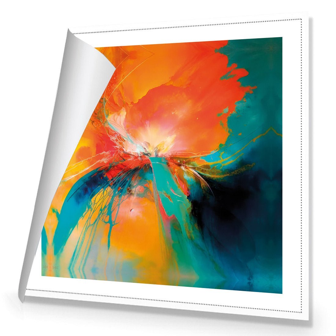 Floral Flame I - Wall Art Designs - WB_100772_AS_Q CAF_CP - MPY - 260 - M - R_37x37_NONE