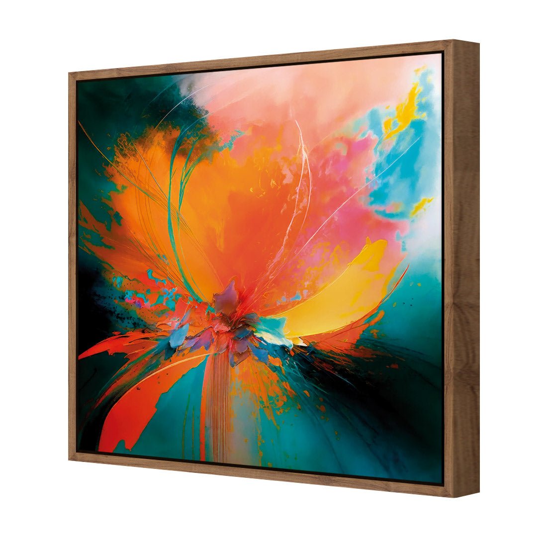 Floral Flame II - Wall Art Designs - WB_100775_AS_Q CAF_CP - MPY - 260 - M - S - S_37x37_S - 1550 - NAT