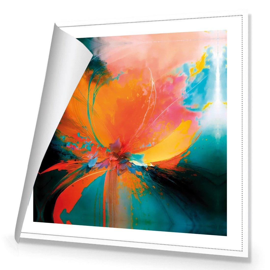 Floral Flame II - Wall Art Designs - WB_100775_AS_Q CAF_CP - MPY - 260 - M - R_37x37_NONE