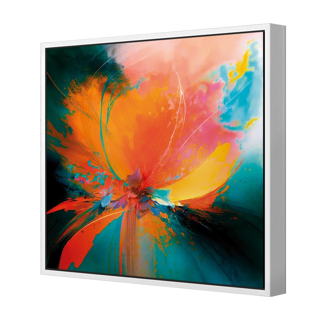 Floral Flame II - Wall Art Designs - WB_100775_AS_Q CAF_CP - MPY - 260 - M - S - S_37x37_S - 1550 - WHT