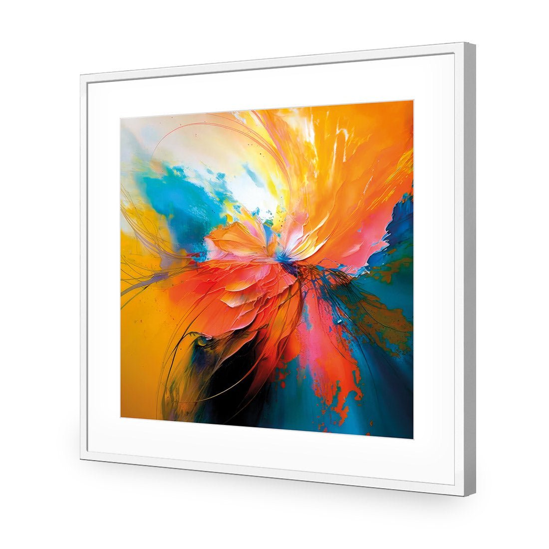 Floral Flame III - Wall Art Designs - WB_100791_AS_Q CAF_AP - 030 - MAT_37x37_S - 2538 - WHT