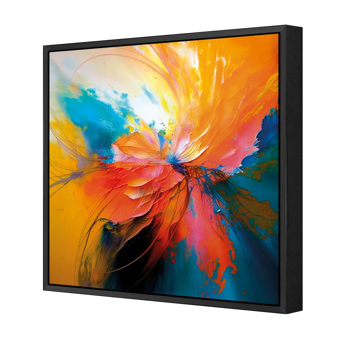 Floral Flame III - Wall Art Designs - WB_100791_AS_Q CAF_CP - MPY - 260 - M - S - S_37x37_S - 1550 - BLK