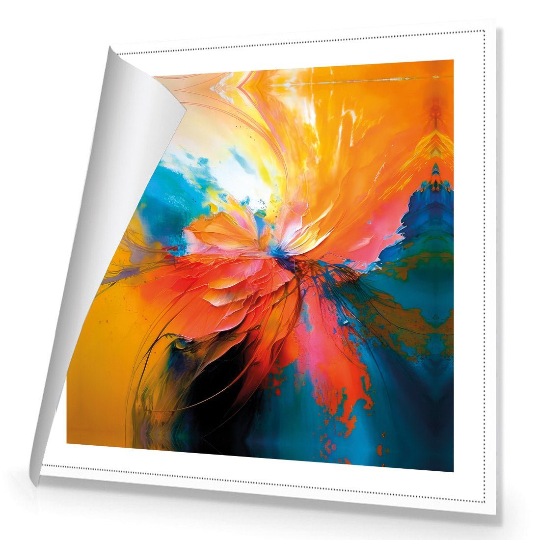 Floral Flame III - Wall Art Designs - WB_100791_AS_Q CAF_CP - MPY - 260 - M - R_37x37_NONE