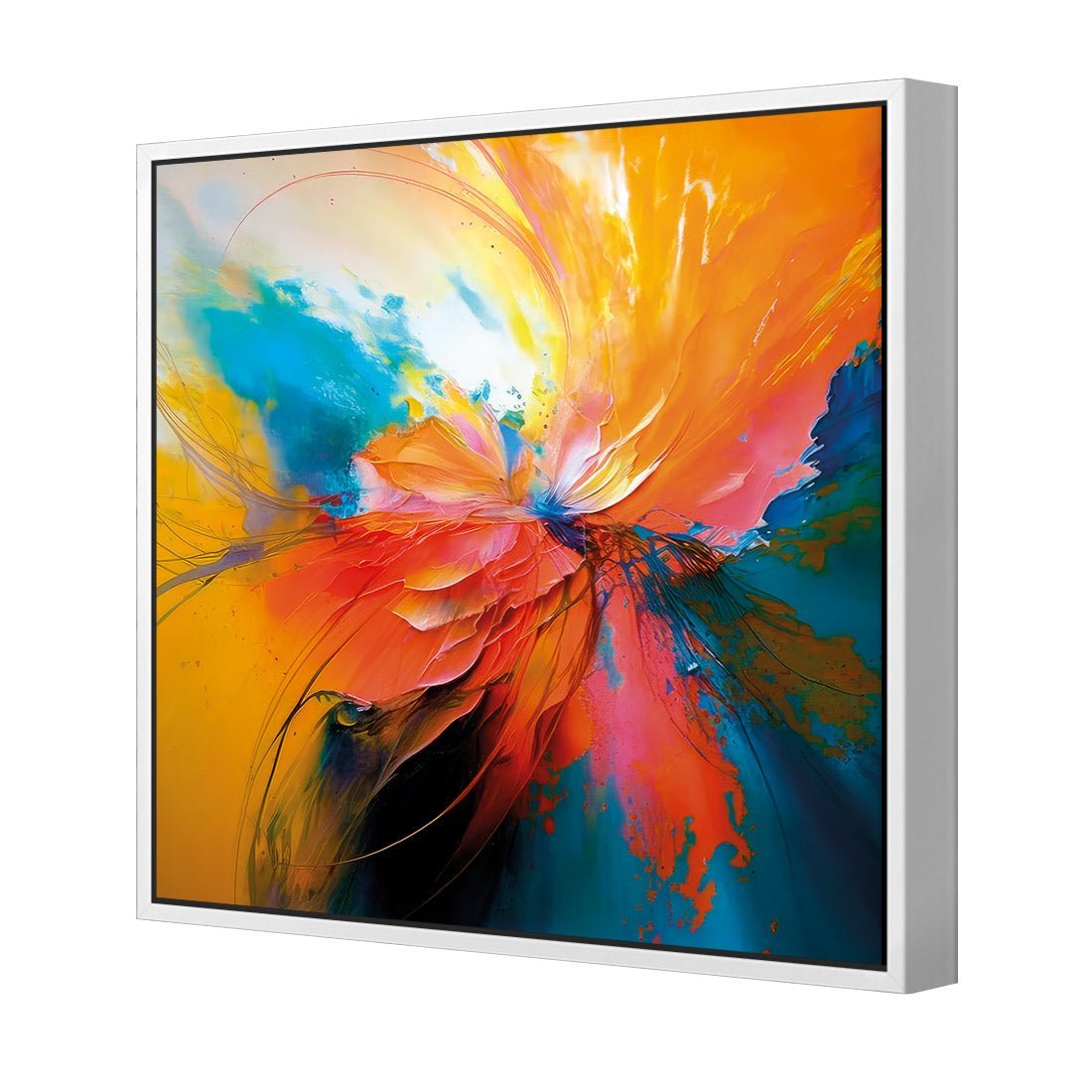 Floral Flame III - Wall Art Designs - WB_100791_AS_Q CAF_CP - MPY - 260 - M - S - S_37x37_S - 1550 - WHT