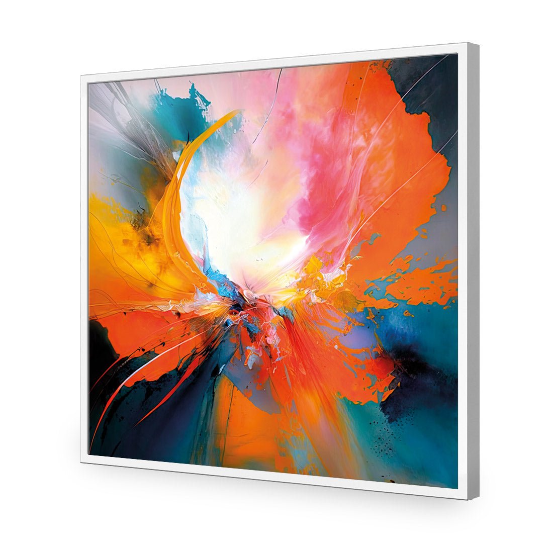 Floral Flame IV - Wall Art Designs - WB_100795_AS_Q CAF_AP - 030 - EDG_37x37_S - 2538 - WHT