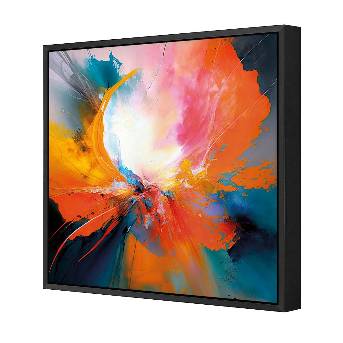 Floral Flame IV - Wall Art Designs - WB_100795_AS_Q CAF_CP - MPY - 260 - M - S - S_37x37_S - 1550 - BLK