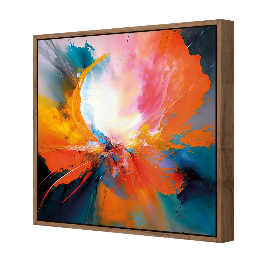 Floral Flame IV - Wall Art Designs - WB_100795_AS_Q CAF_CP - MPY - 260 - M - S - S_37x37_S - 1550 - NAT