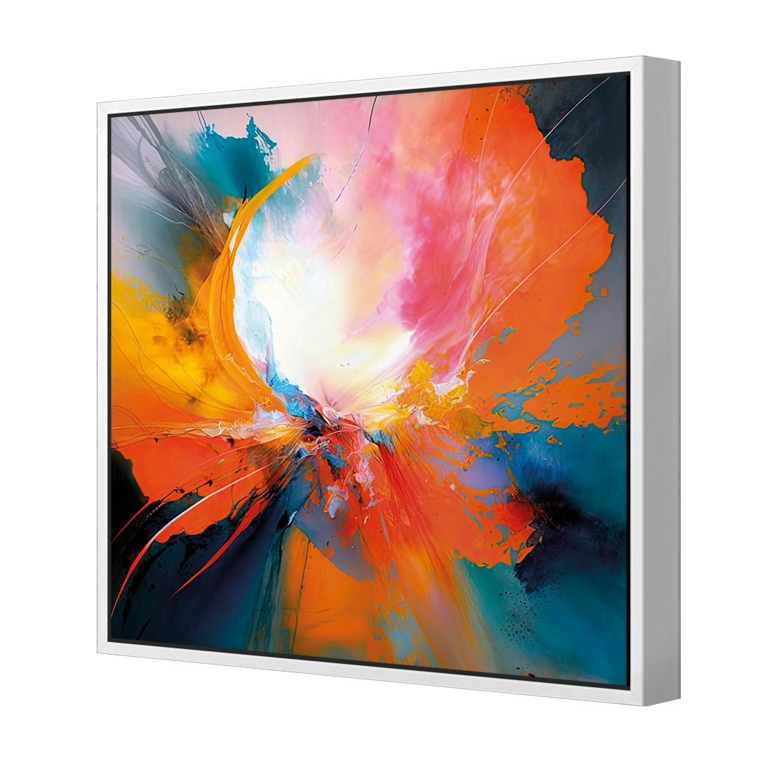 Floral Flame IV - Wall Art Designs - WB_100795_AS_Q CAF_CP - MPY - 260 - M - S - S_37x37_S - 1550 - WHT