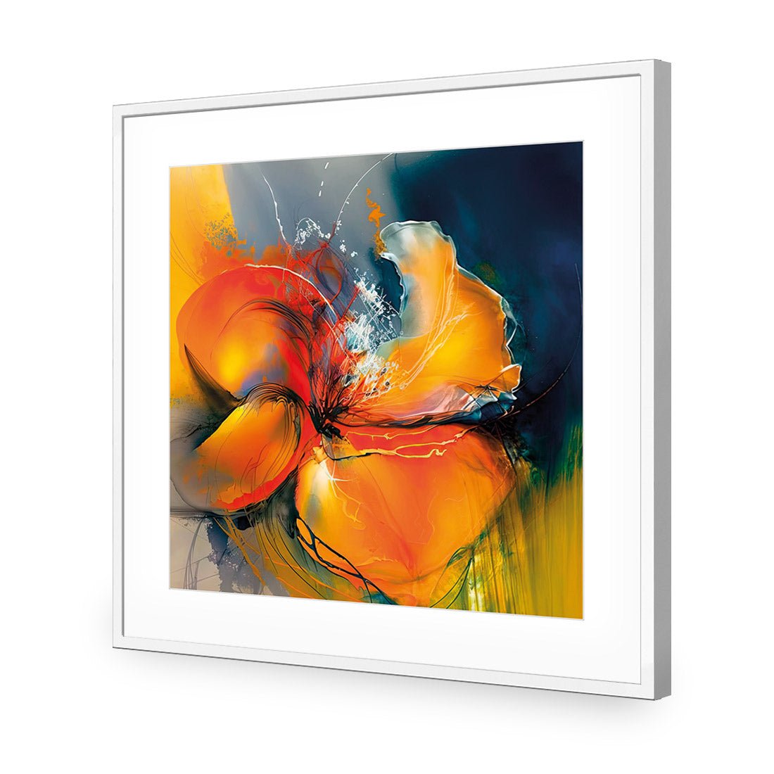 Floral Flicker I - Wall Art Designs - WB_100640_AS_Q CAF_AP - 030 - MAT_37x37_S - 2538 - WHT