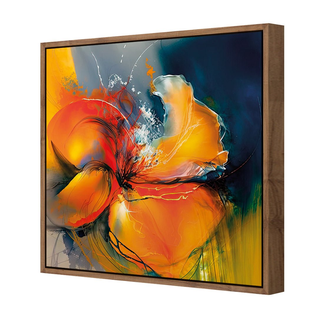 Floral Flicker I - Wall Art Designs - WB_100640_AS_Q CAF_CP - MPY - 260 - M - S - S_37x37_S - 1550 - NAT