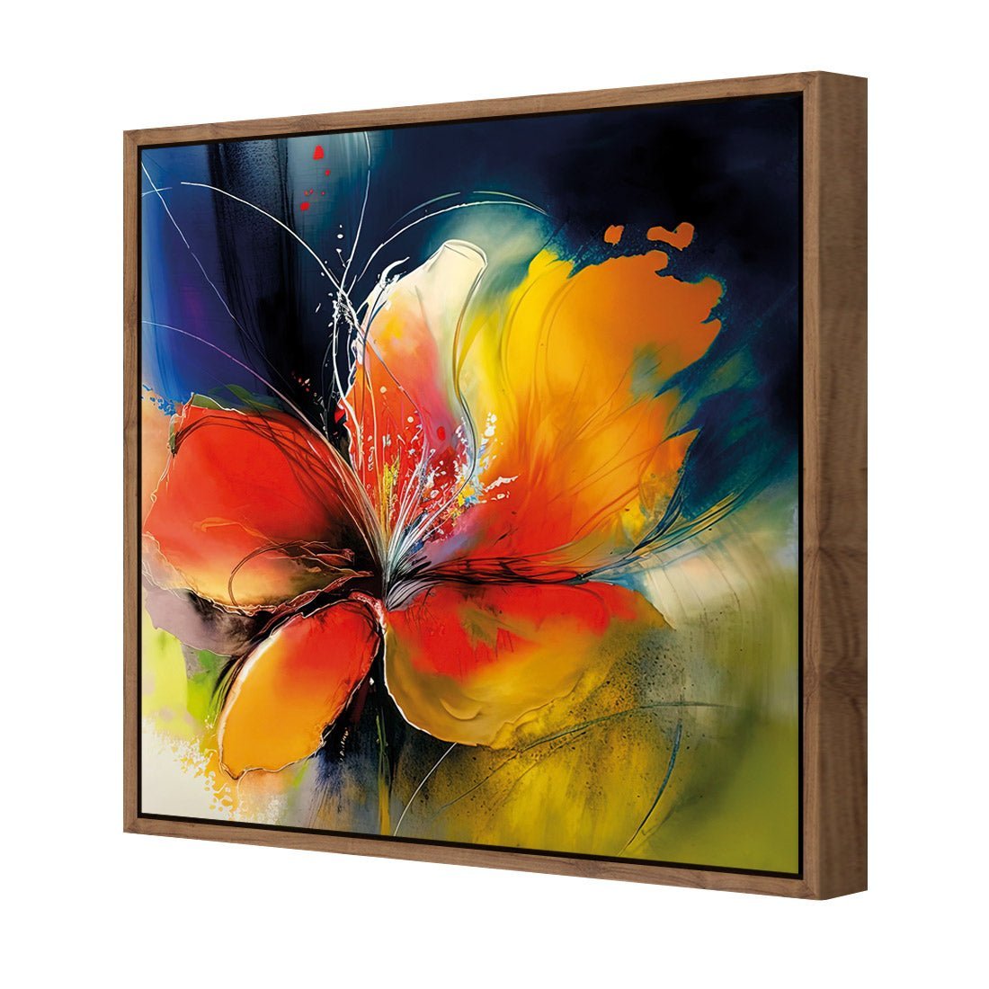 Floral Flicker II - Wall Art Designs - WB_100670_AS_Q CAF_CP - MPY - 260 - M - S - S_37x37_S - 1550 - NAT