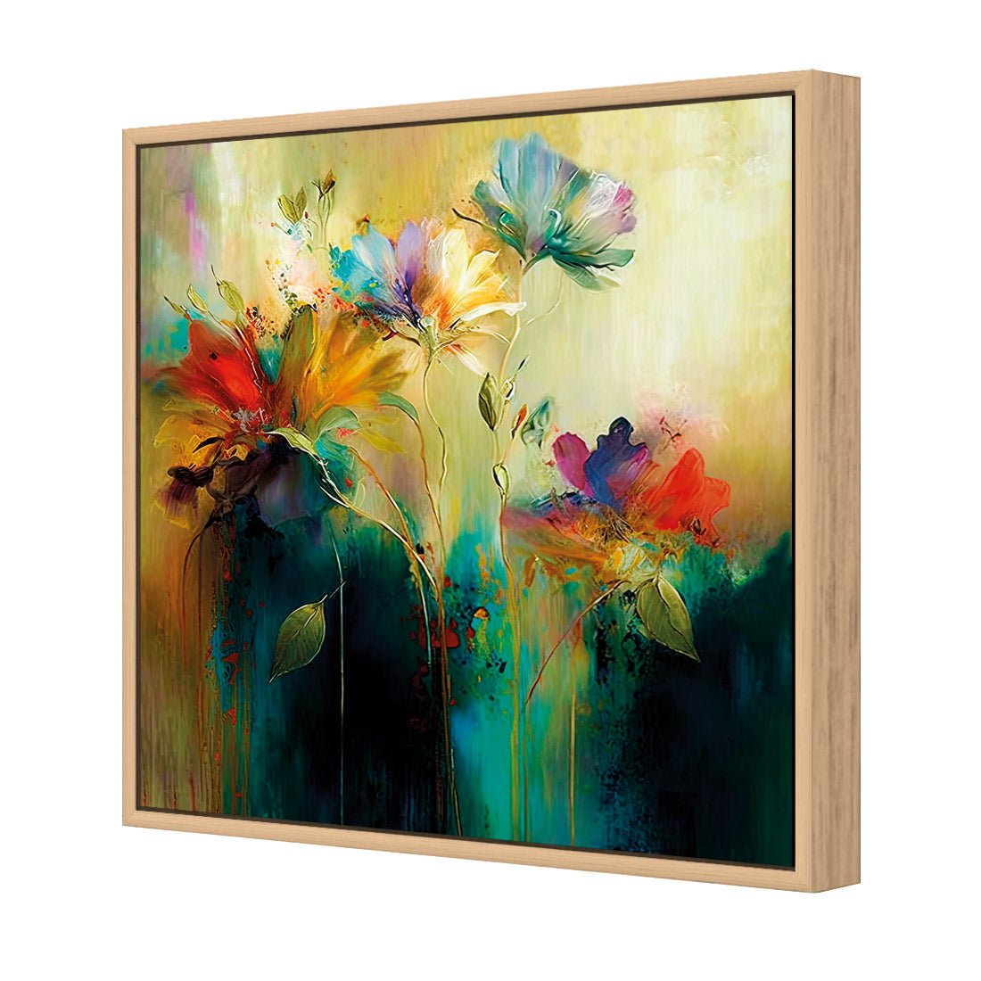 Floral Patina - Wall Art Designs - WB_100612_AS_Q CAF_CP - MPY - 260 - M - S - S_37x37_S - 1550 - OAK