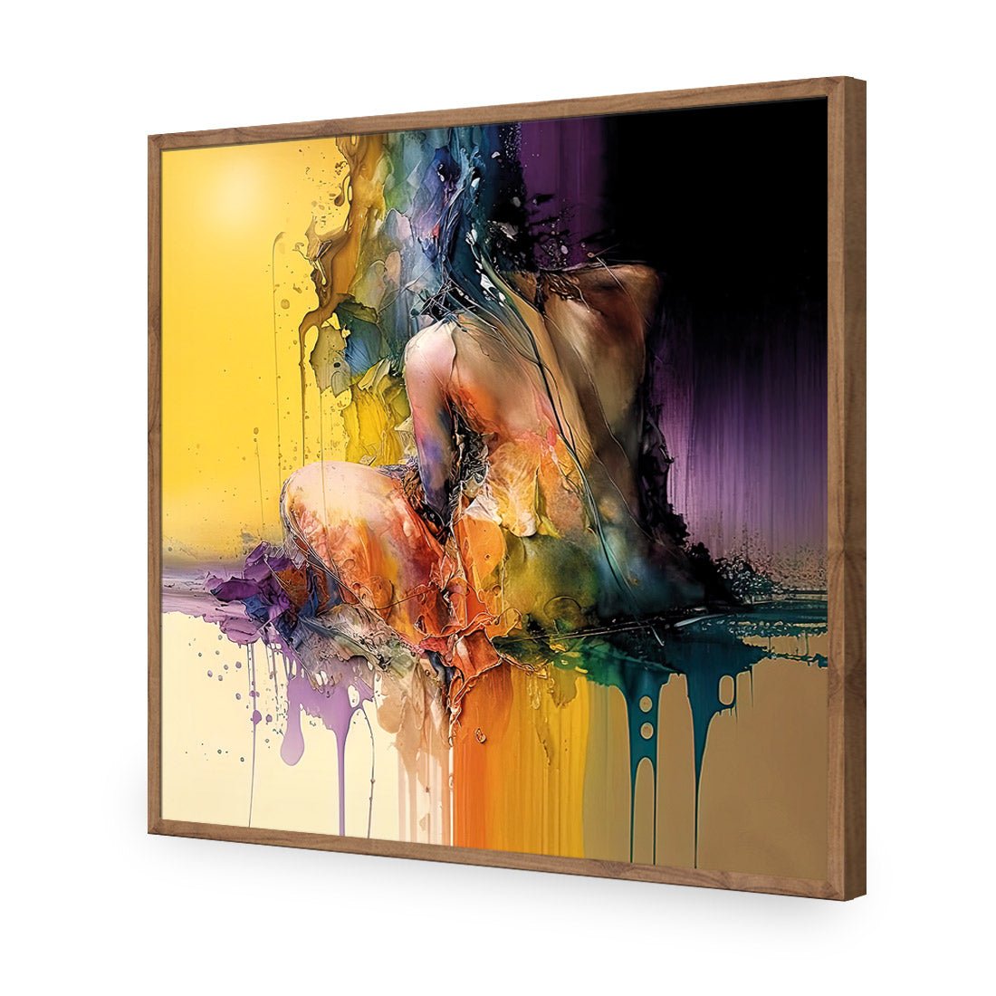 Flow of Thought I - Wall Art Designs - WB_100850_AS_Q CAF_AP - 030 - EDG_37x37_S - 2538 - NAT