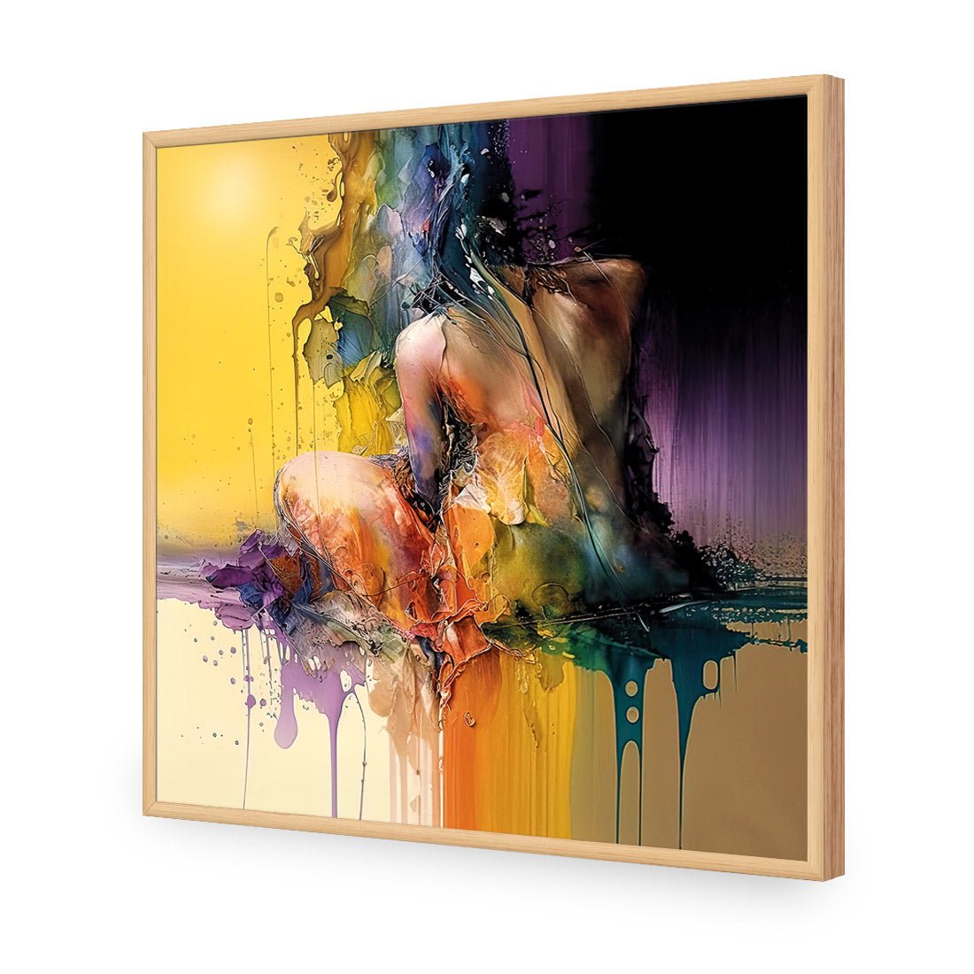 Flow of Thought I - Wall Art Designs - WB_100850_AS_Q CAF_AP - 030 - EDG_37x37_S - 2538 - OAK