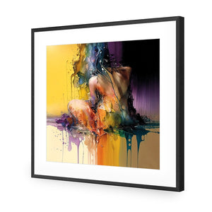 Flow of Thought I - Wall Art Designs - WB_100850_AS_Q CAF_AP - 030 - MAT_37x37_S - 2538 - BLK