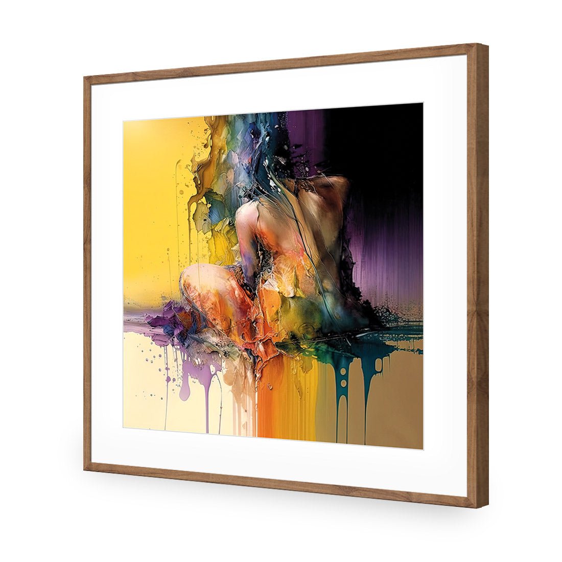 Flow of Thought I - Wall Art Designs - WB_100850_AS_Q CAF_AP - 030 - MAT_37x37_S - 2538 - NAT