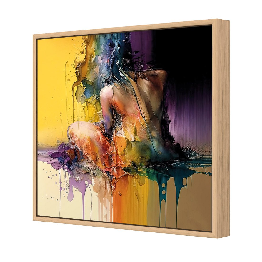 Flow of Thought I - Wall Art Designs - WB_100850_AS_Q CAF_CP - MPY - 260 - M - S - S_37x37_S - 1550 - OAK