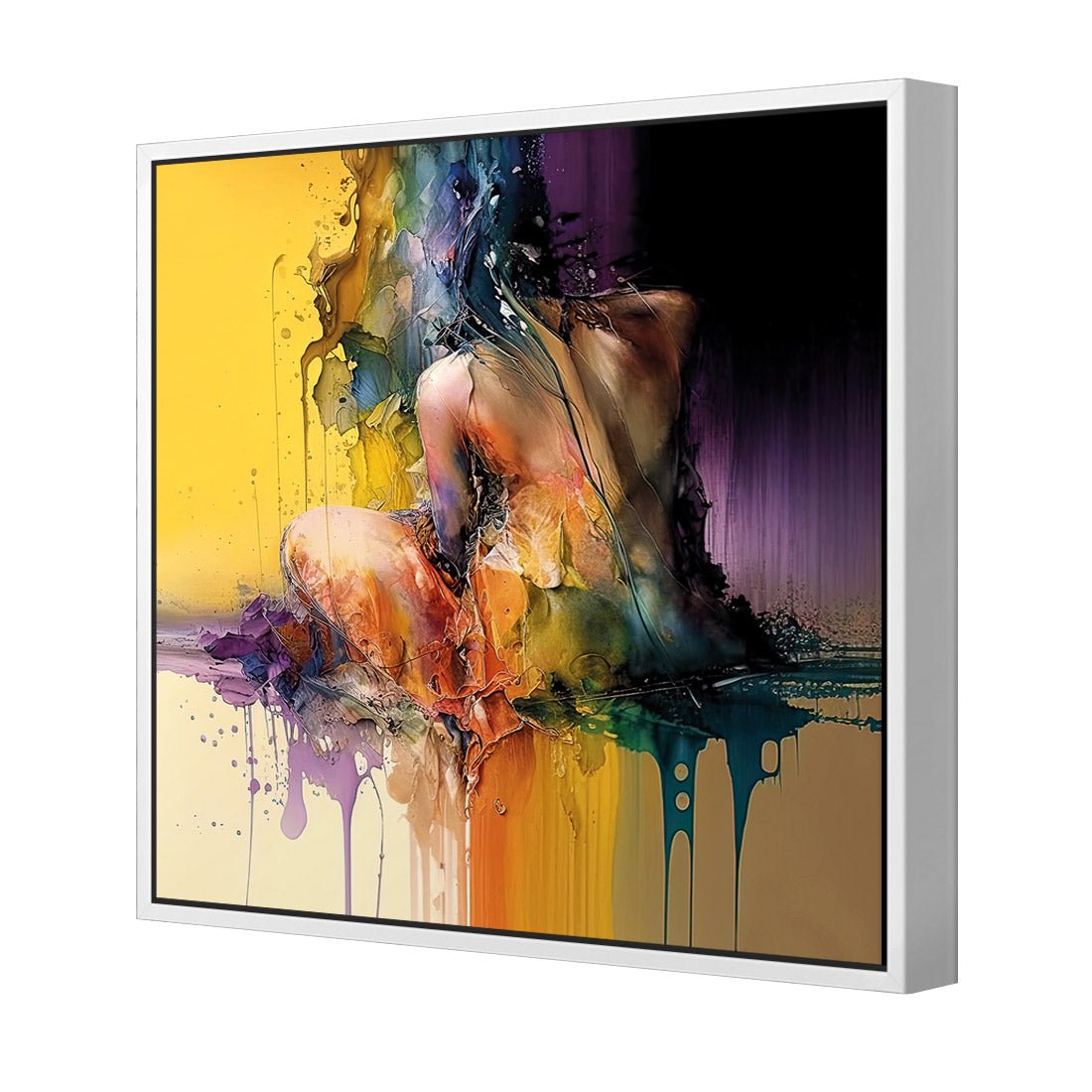 Flow of Thought I - Wall Art Designs - WB_100850_AS_Q CAF_CP - MPY - 260 - M - S - S_37x37_S - 1550 - WHT