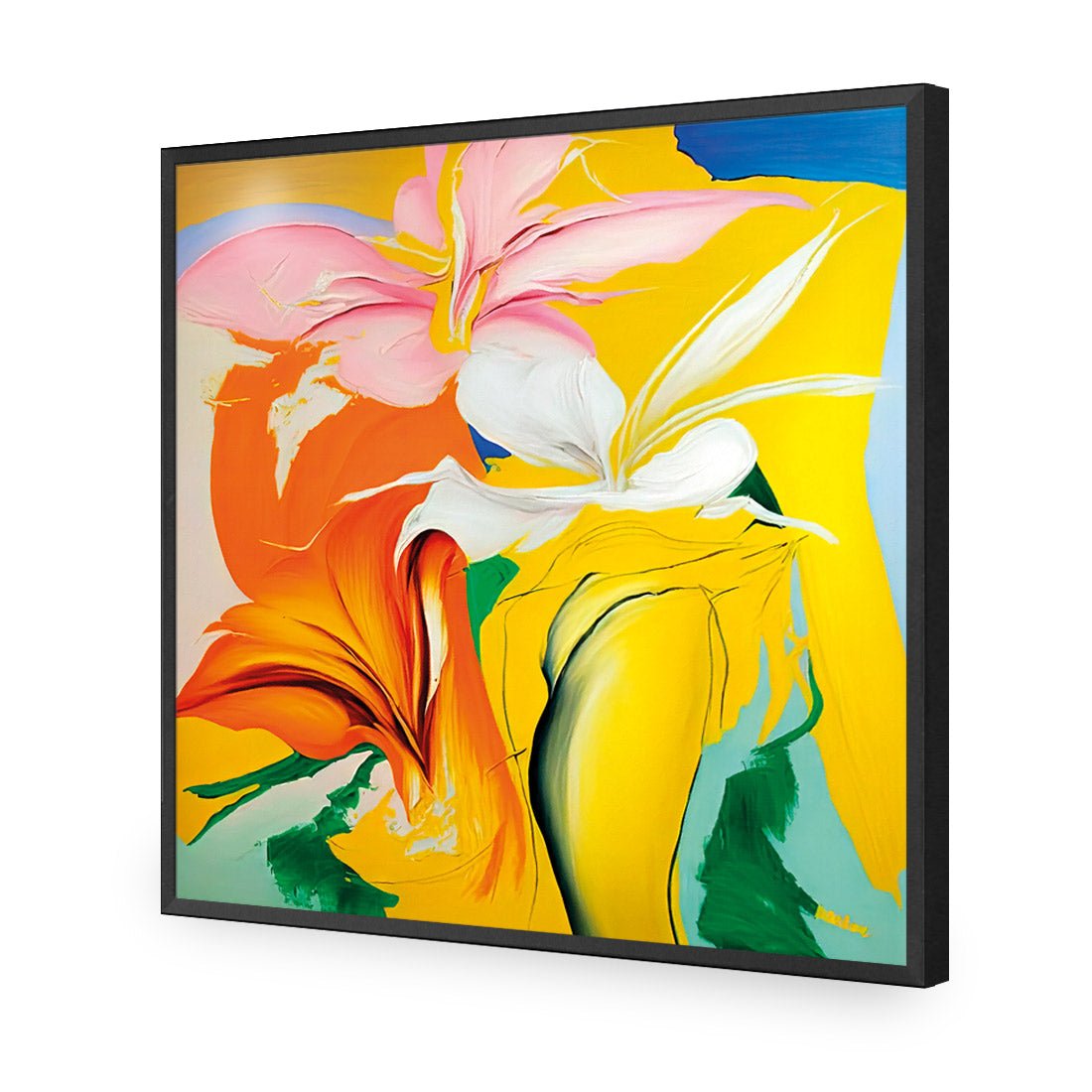 Flower Pour - Wall Art Designs - WB_100569_AS_Q CAF_AP - 030 - EDG_37x37_S - 2538 - BLK