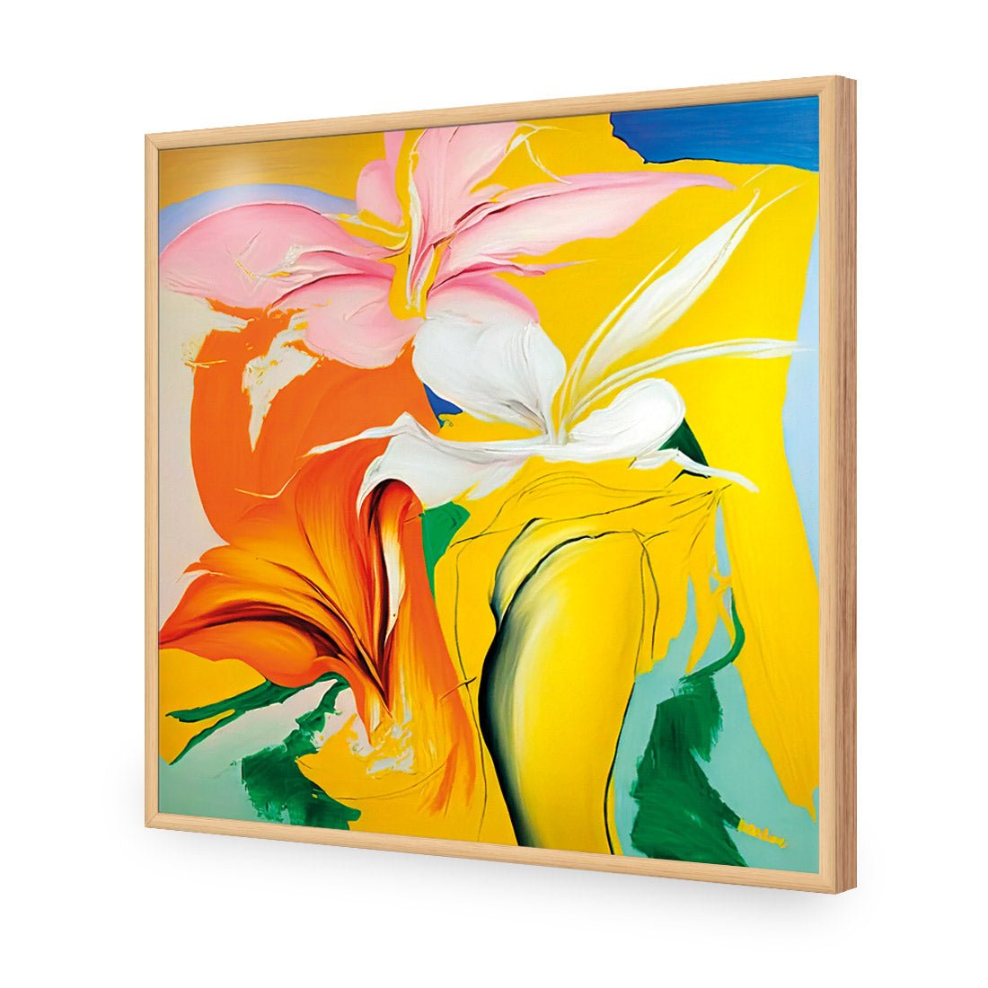 Flower Pour - Wall Art Designs - WB_100569_AS_Q CAF_AP - 030 - EDG_37x37_S - 2538 - OAK