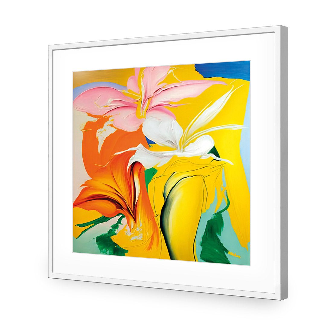 Flower Pour - Wall Art Designs - WB_100569_AS_Q CAF_AP - 030 - MAT_37x37_S - 2538 - WHT