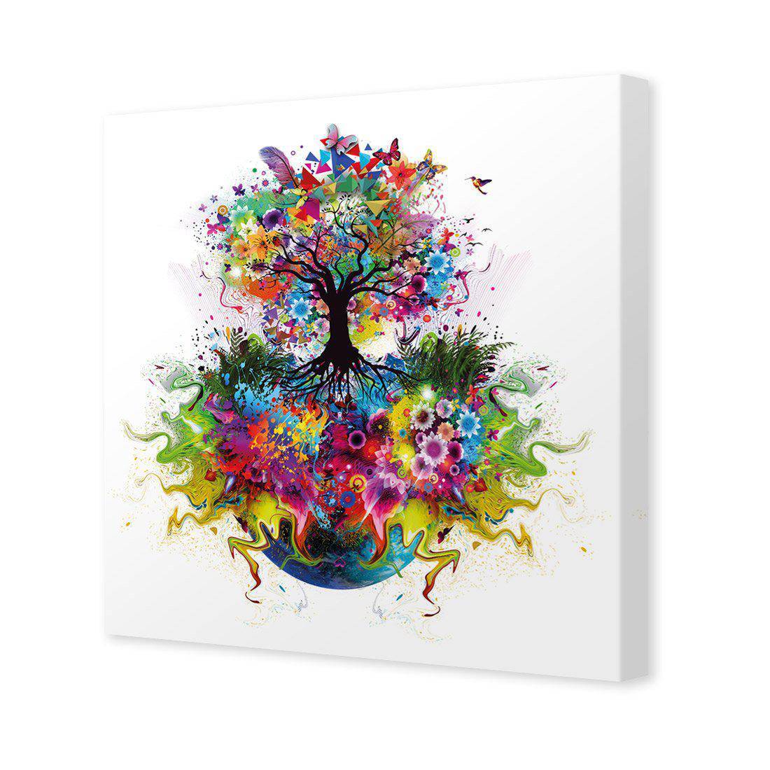 Flower Power, Square | Standard Canvas | No Frame | Stretched Canvas