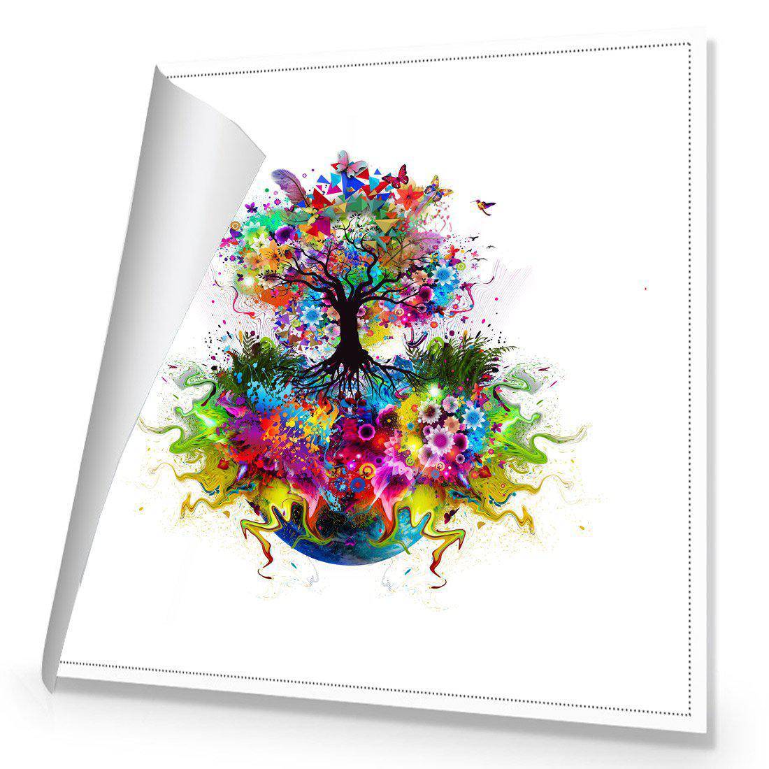 Flower Power, Square | Standard Canvas | No Frame | Rolled Canvas