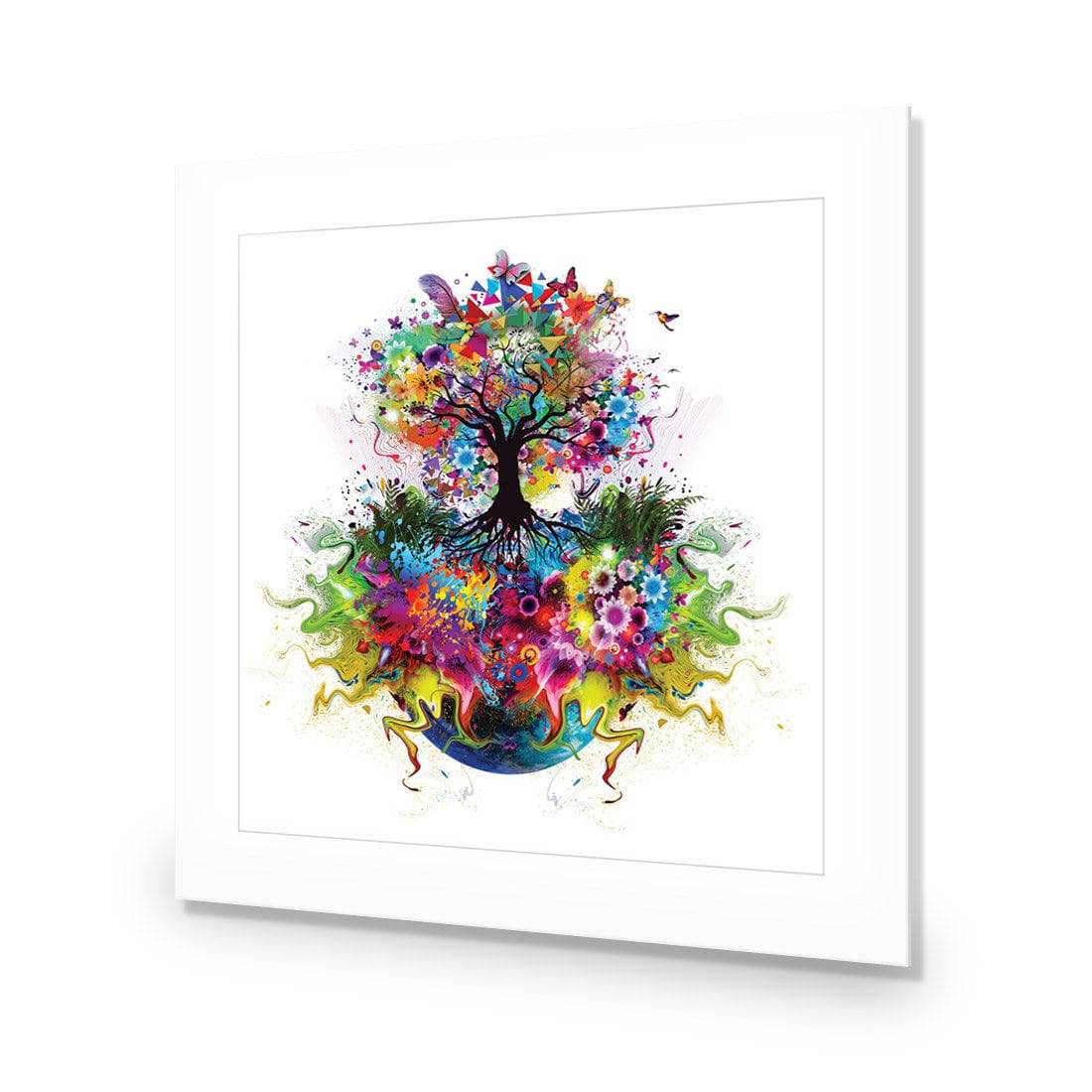 Flower Power, Square Acrylic Print Art - Wall Art Designs - 3219_AS_Q WAD_AP - 030 - MAT_37x37_NONE