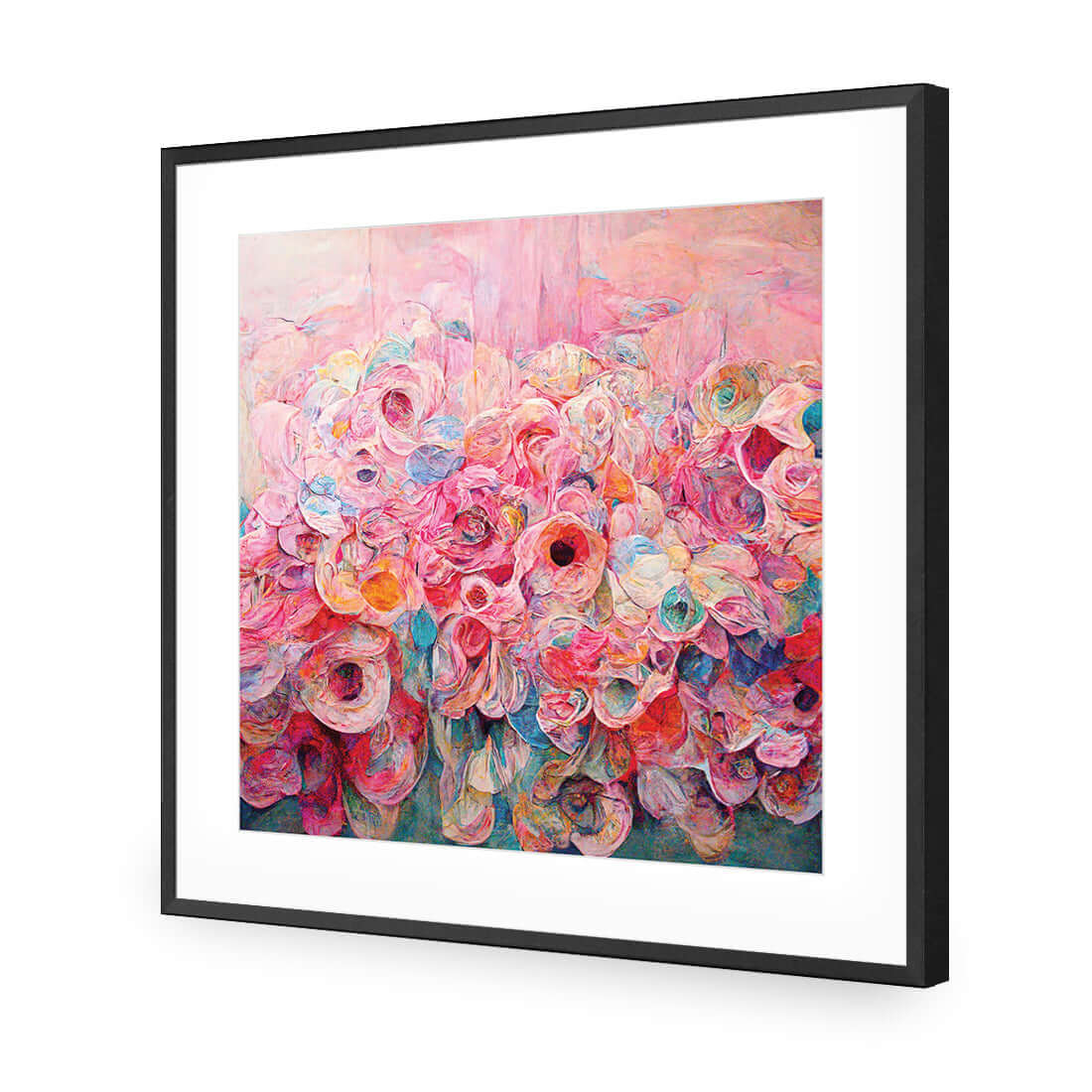 Flower Rain - Wall Art Designs - WH_1048_AS_Q WAD_AP - 030 - MAT_37x37_S - 2538 - BLK