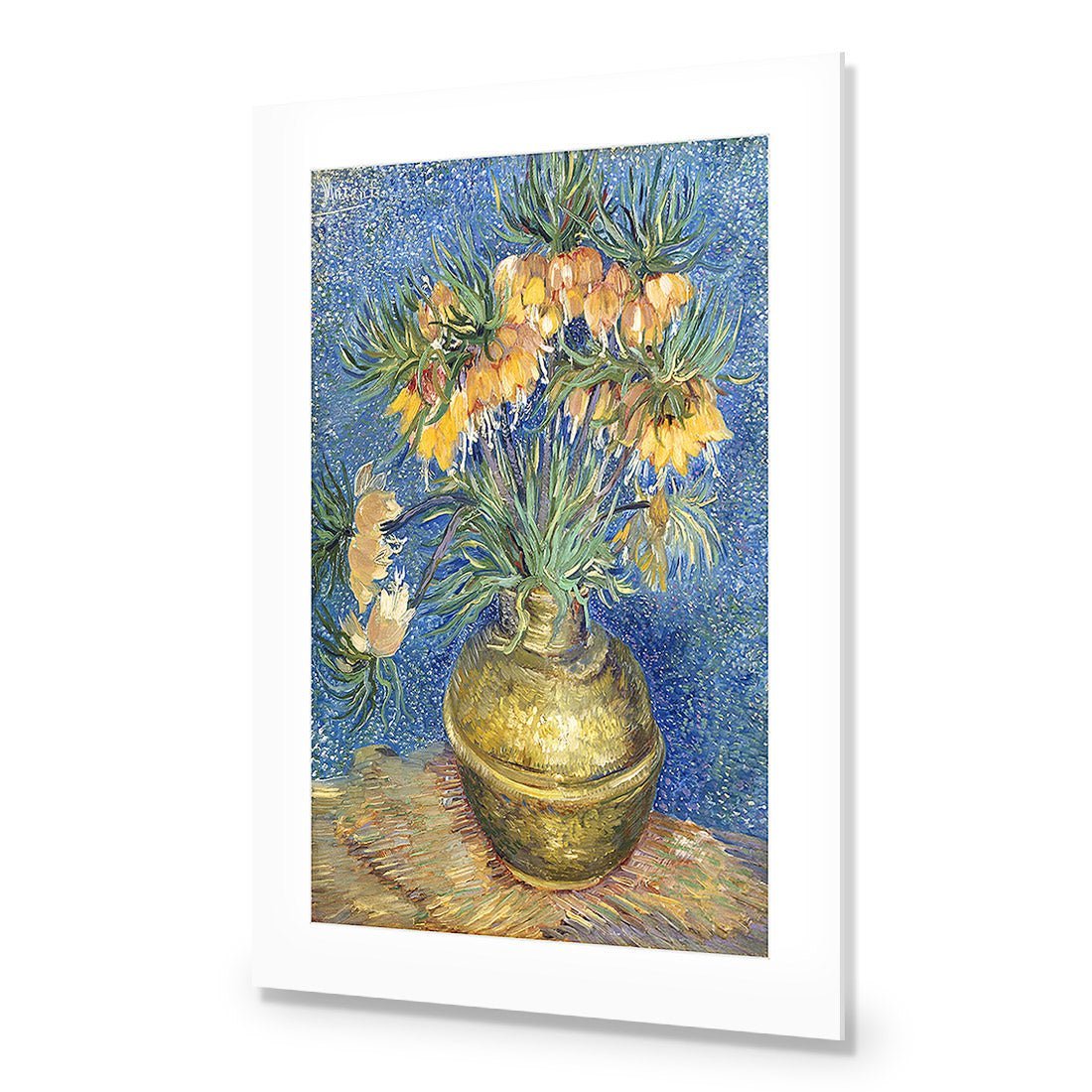 Flowers In Copper Vase, Van Gogh Acrylic Print Art - Wall Art Designs - 1707_AR_V WAD_AP - 030 - MAT_45x30_NONE