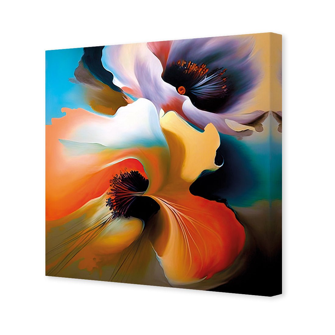 Flowing Flowers I - Wall Art Designs - WB_100799_AS_Q CAF_CP - MPY - 260 - M - S - S_37x37_NONE