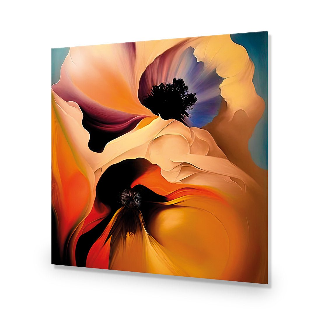 Flowing Flowers II - Wall Art Designs - WB_100801_AS_Q CAF_AP - 030 - EDG_37x37_NONE