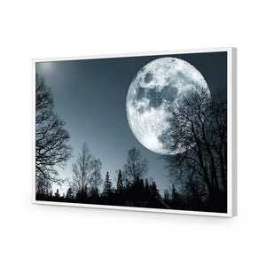Forest Moon | Standard Acrylic | Flat Frame No Border | White