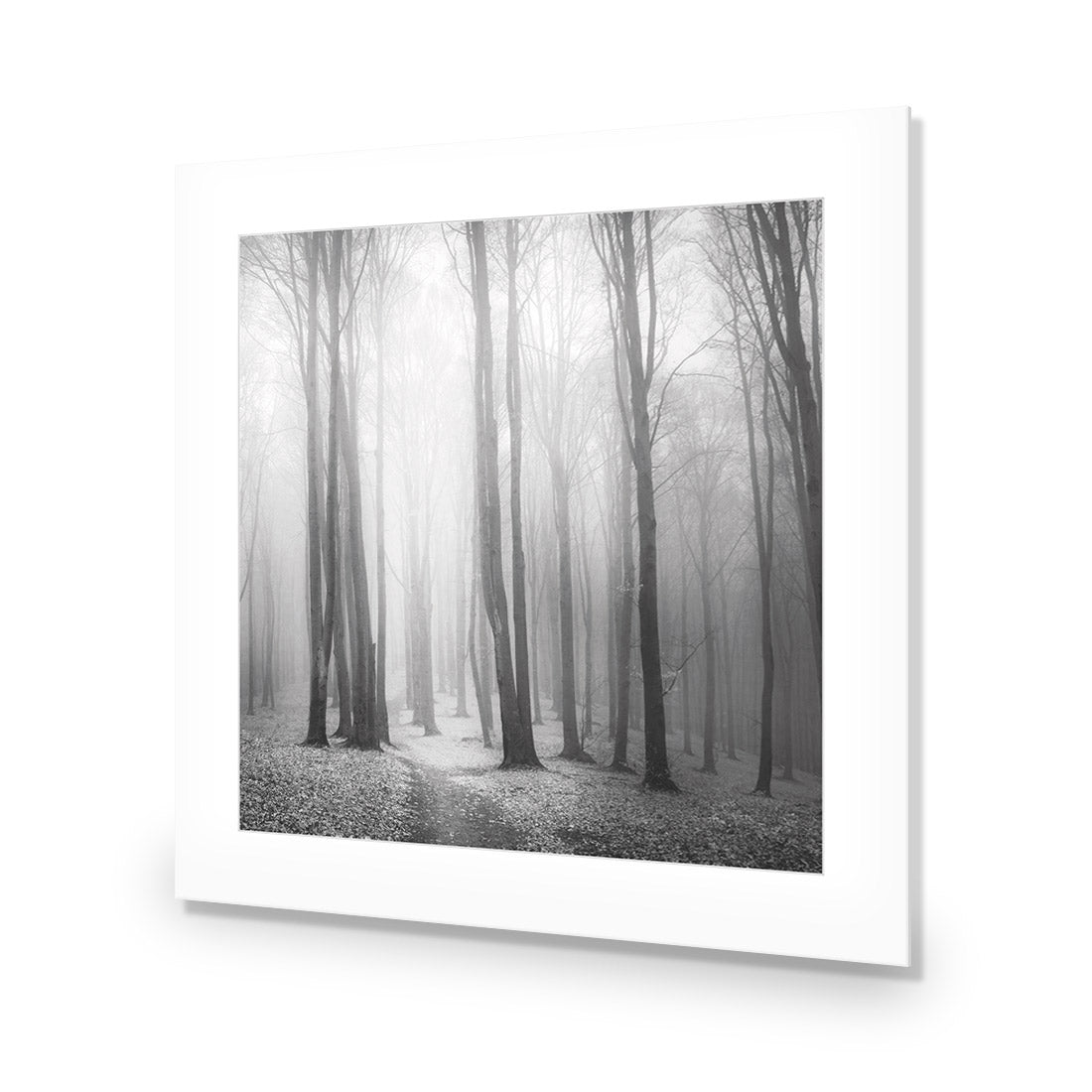 Forest of Fire, Black and White (square) - Wall Art Designs - 1718_BS_Q WAD_CP - MPY - 260 - M - S - S_37x37_NONE