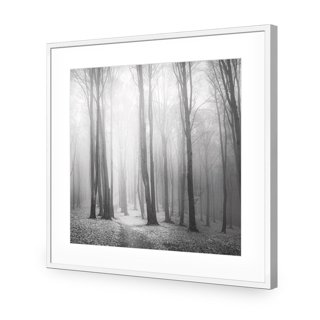 Forest of Fire, Black and White (square) - Wall Art Designs - 1718_BS_Q WAD_CP - MPY - 260 - M - S - S_37x37_NONE