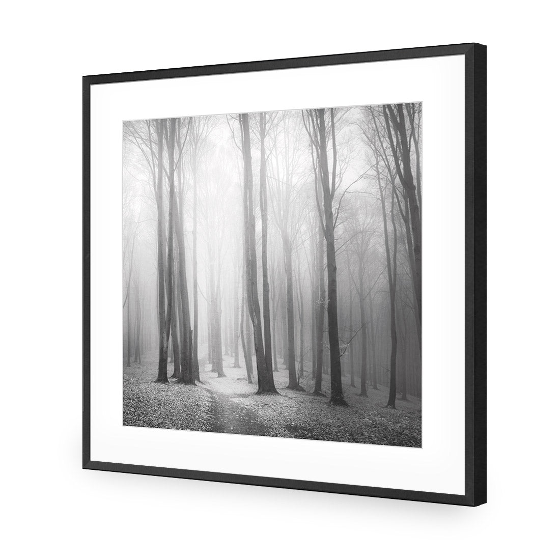 Forest of Fire, Black and White (square) - Wall Art Designs - 1718_BS_Q WAD_CP - MPY - 260 - M - S - S_37x37_NONE