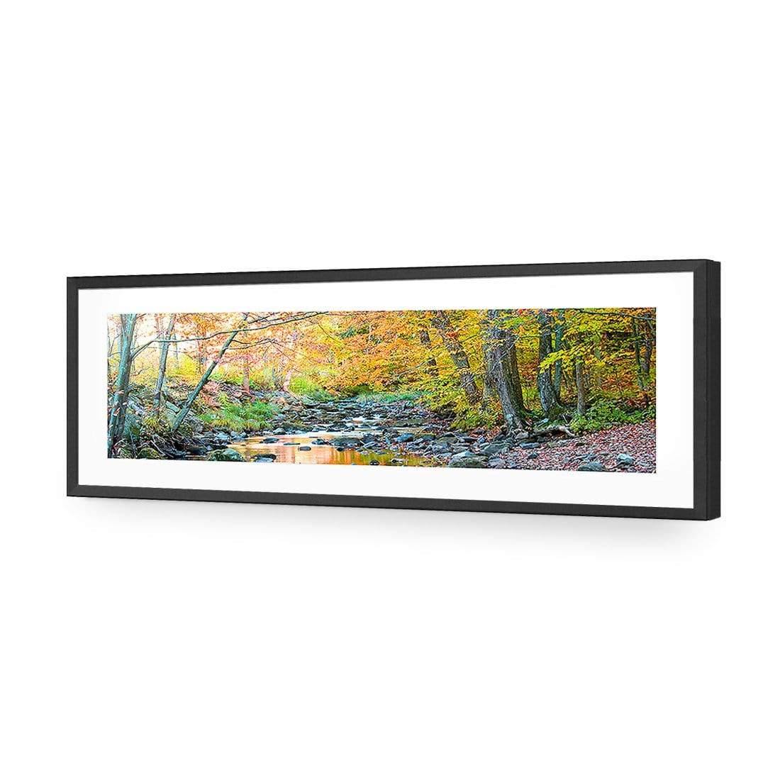 Forest Stream (Long) - Wall Art Designs - 1234_AL_H WAD_AP - 030 - MAT_90x30_S - 2538 - BLK