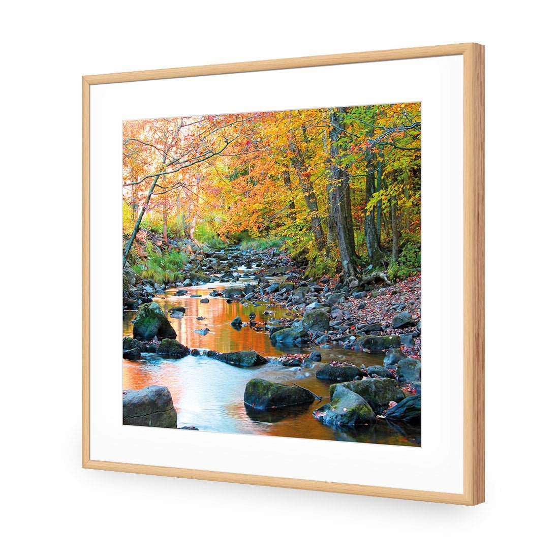 Forest Stream (square) - Wall Art Designs - 1234_AS_Q WAD_AP - 030 - MAT_37x37_S - 2538 - OAK