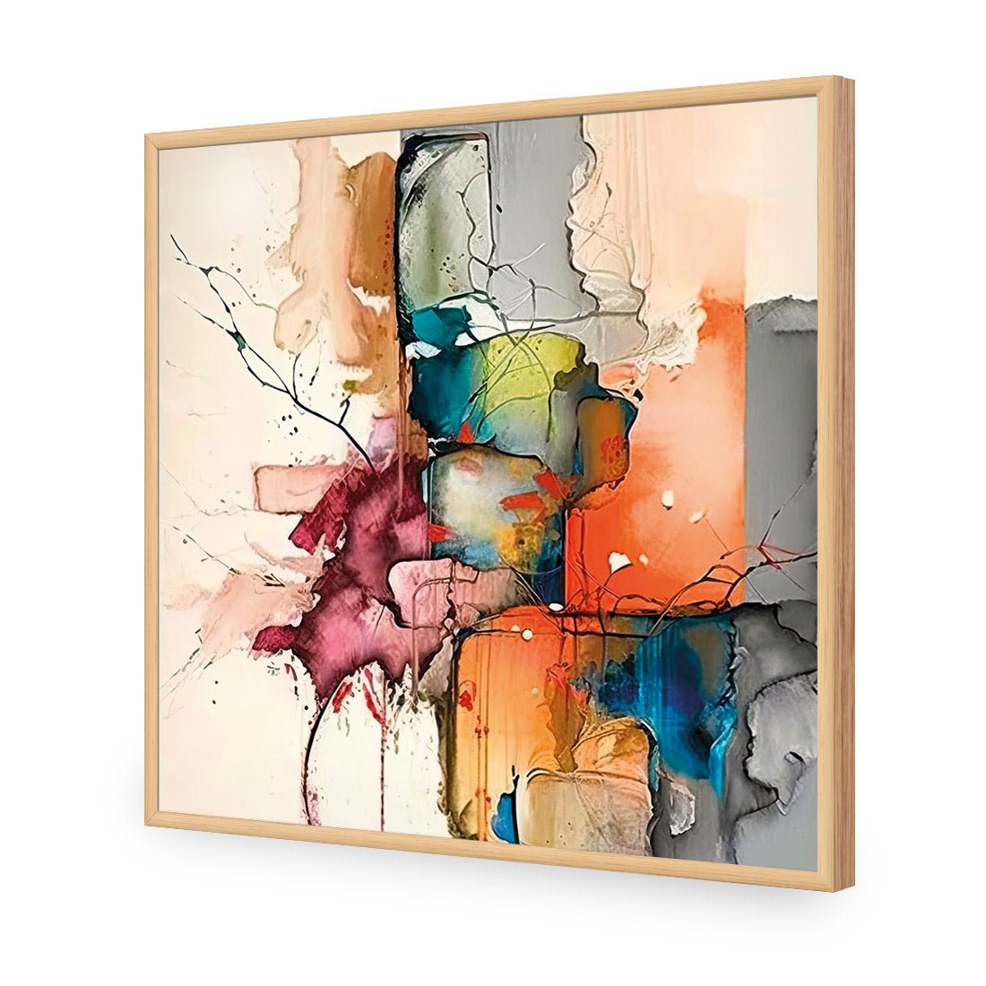 Fractured Prisms II - Wall Art Designs - WB_100953_AS_Q CAF_AP - 030 - EDG_37x37_S - 2538 - OAK