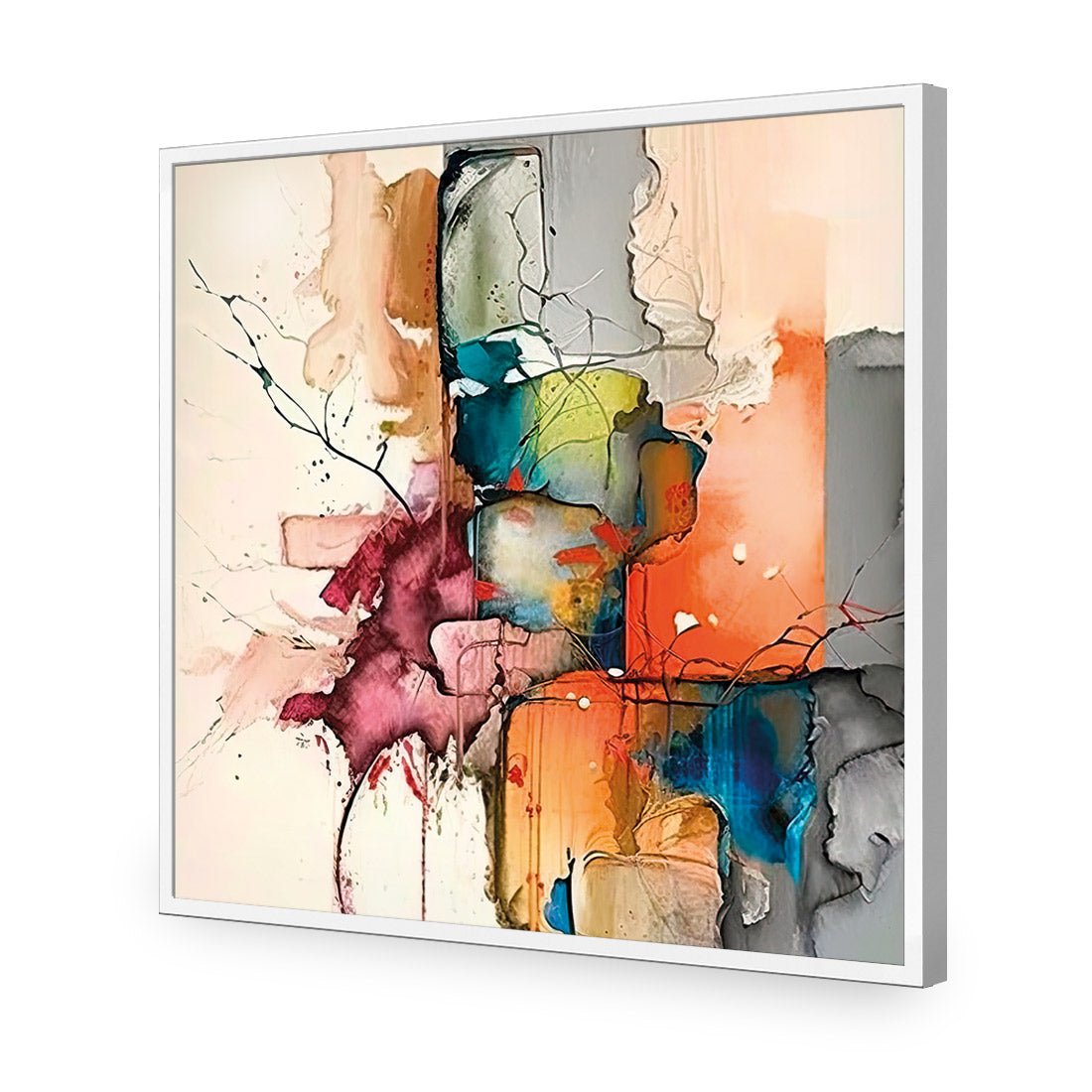 Fractured Prisms II - Wall Art Designs - WB_100953_AS_Q CAF_AP - 030 - EDG_37x37_S - 2538 - WHT