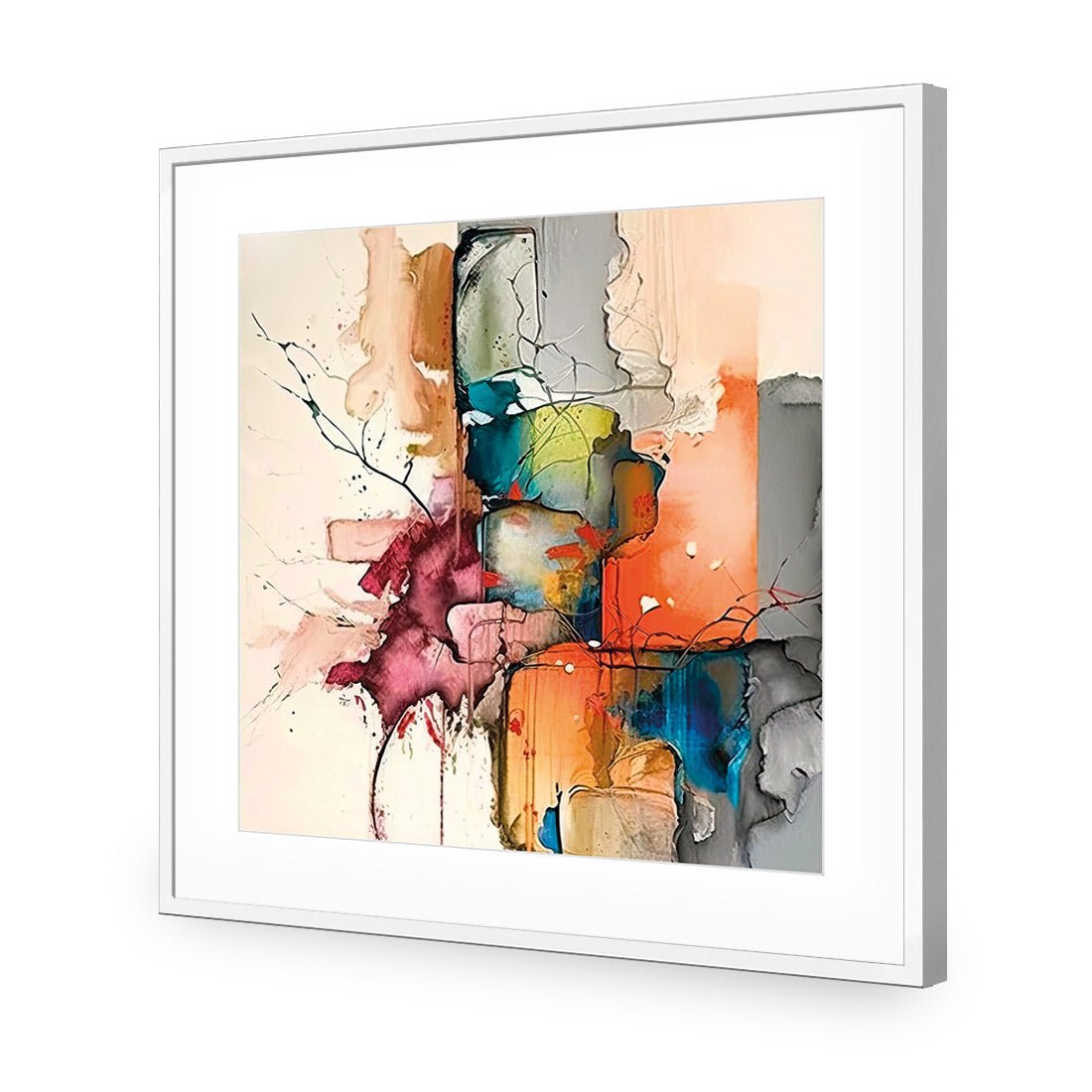 Fractured Prisms II - Wall Art Designs - WB_100953_AS_Q CAF_AP - 030 - MAT_37x37_S - 2538 - WHT