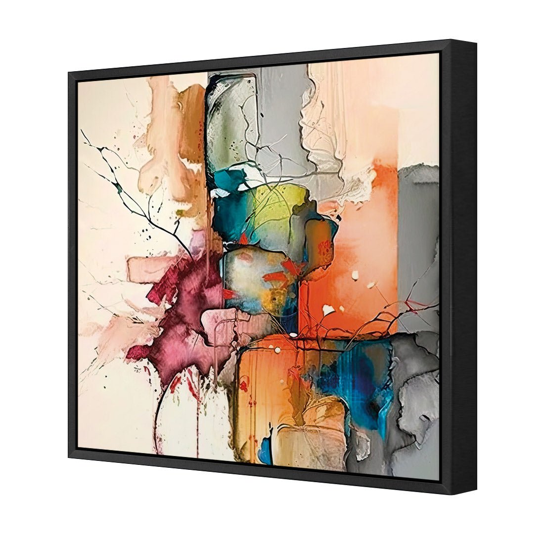 Fractured Prisms II - Wall Art Designs - WB_100953_AS_Q CAF_CP - MPY - 260 - M - S - S_37x37_S - 1550 - BLK