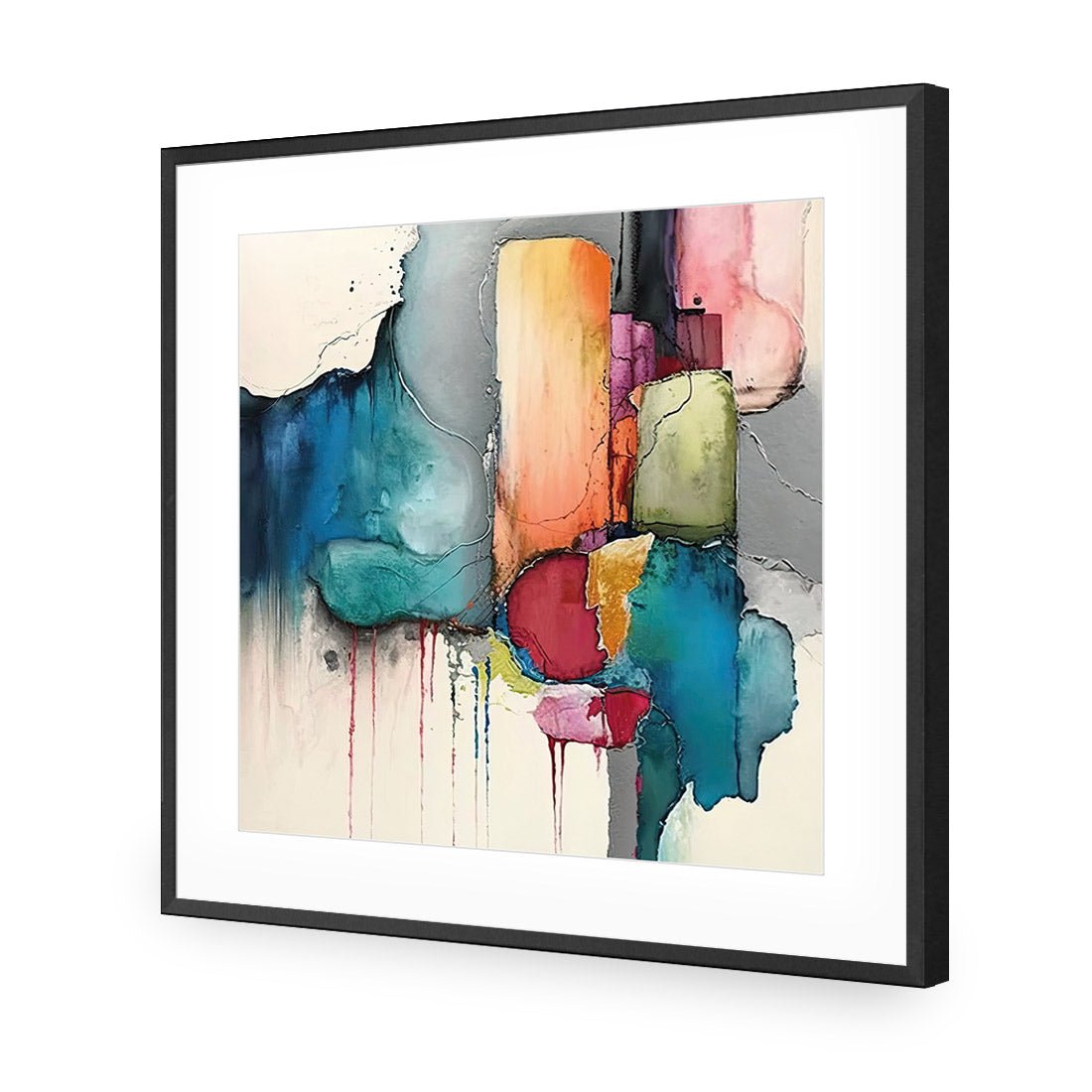 Fractured Prisms III - Wall Art Designs - WB_100957_AS_Q CAF_AP - 030 - MAT_37x37_S - 2538 - BLK