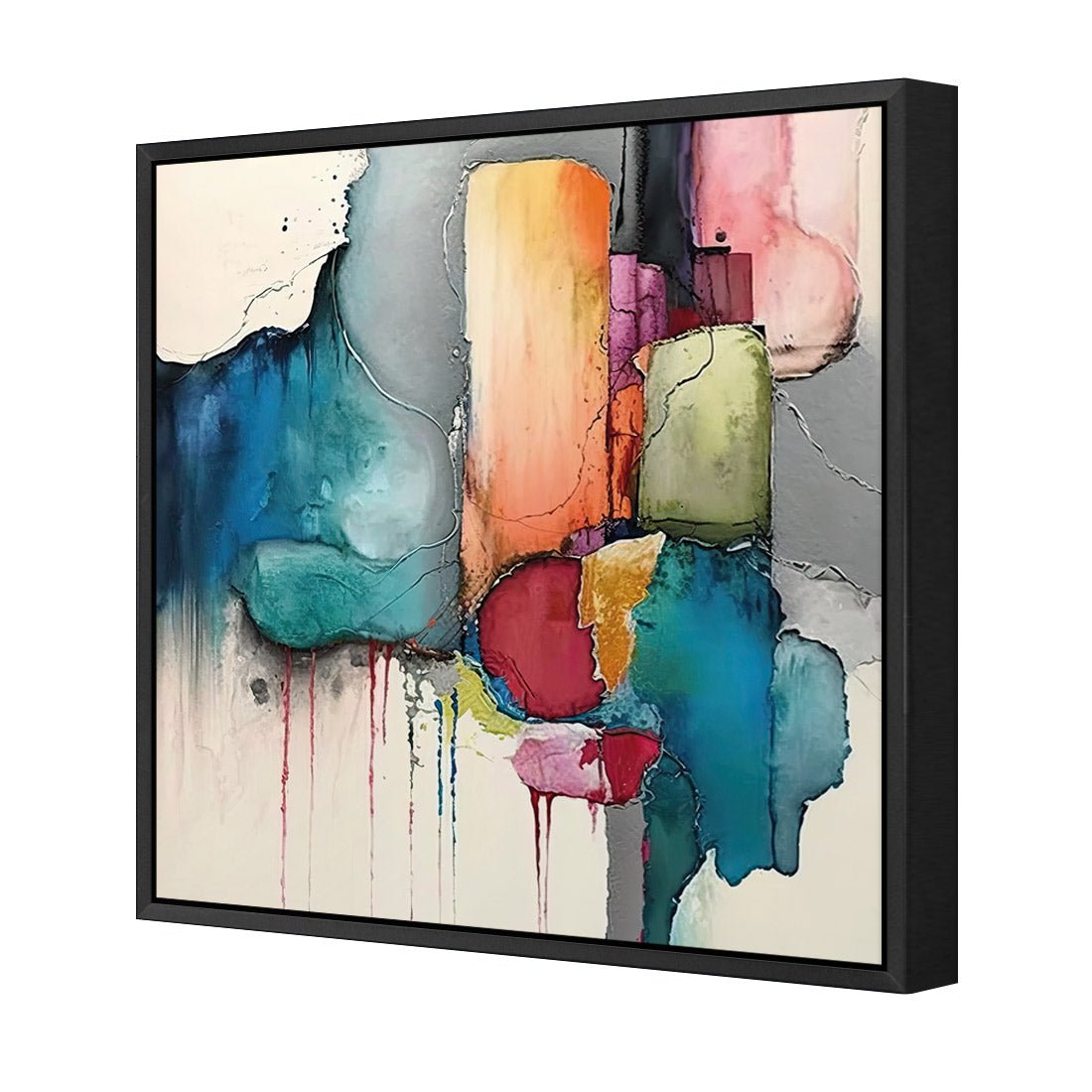 Fractured Prisms III - Wall Art Designs - WB_100957_AS_Q CAF_CP - MPY - 260 - M - S - S_37x37_S - 1550 - BLK