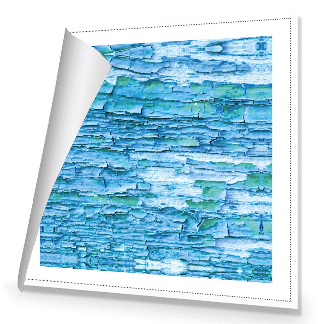 Fragmented, Blue (square) - Wall Art Designs - 1840_DS_Q WAD_CP - MPY - 260 - M - S - S_37x37_NONE