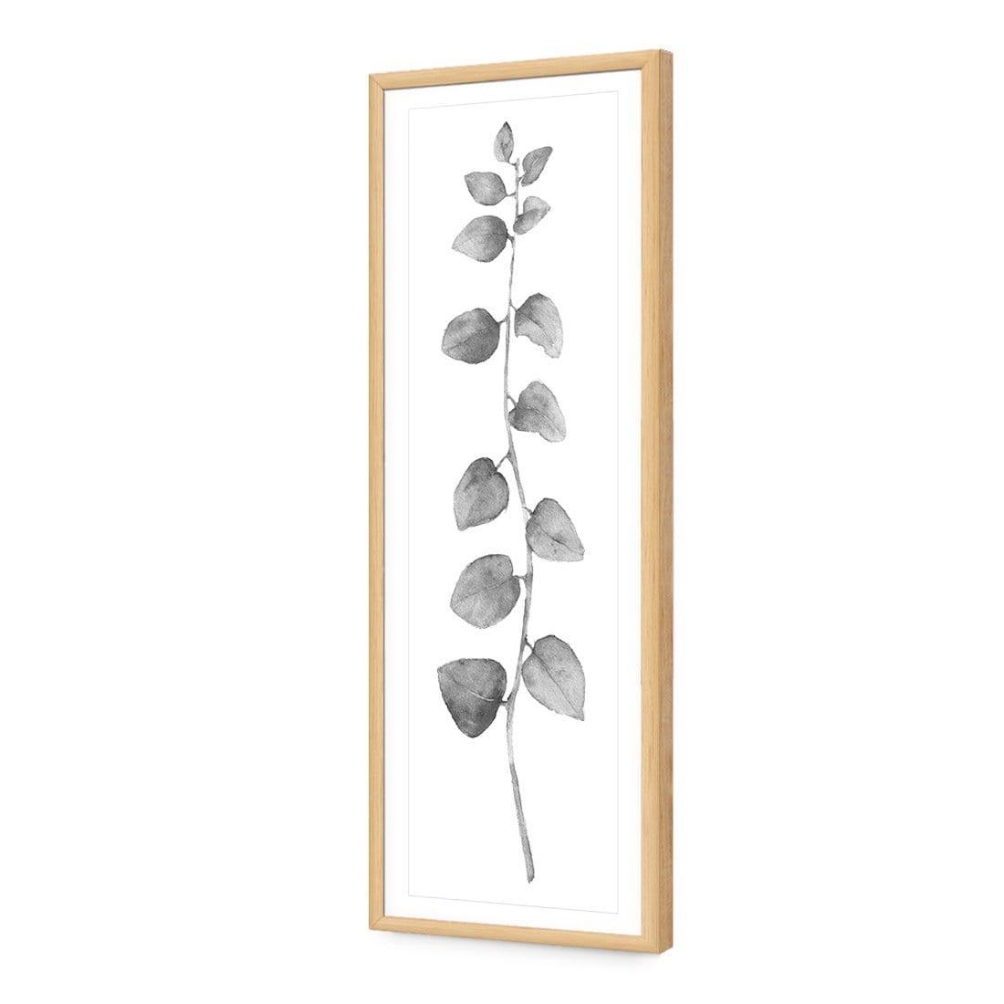 Fragrant Herb 1, Black and White (Long) - Wall Art Designs - 3196_BL_V WAD_AP - 030 - MAT_90x30_S - 2538 - OAK