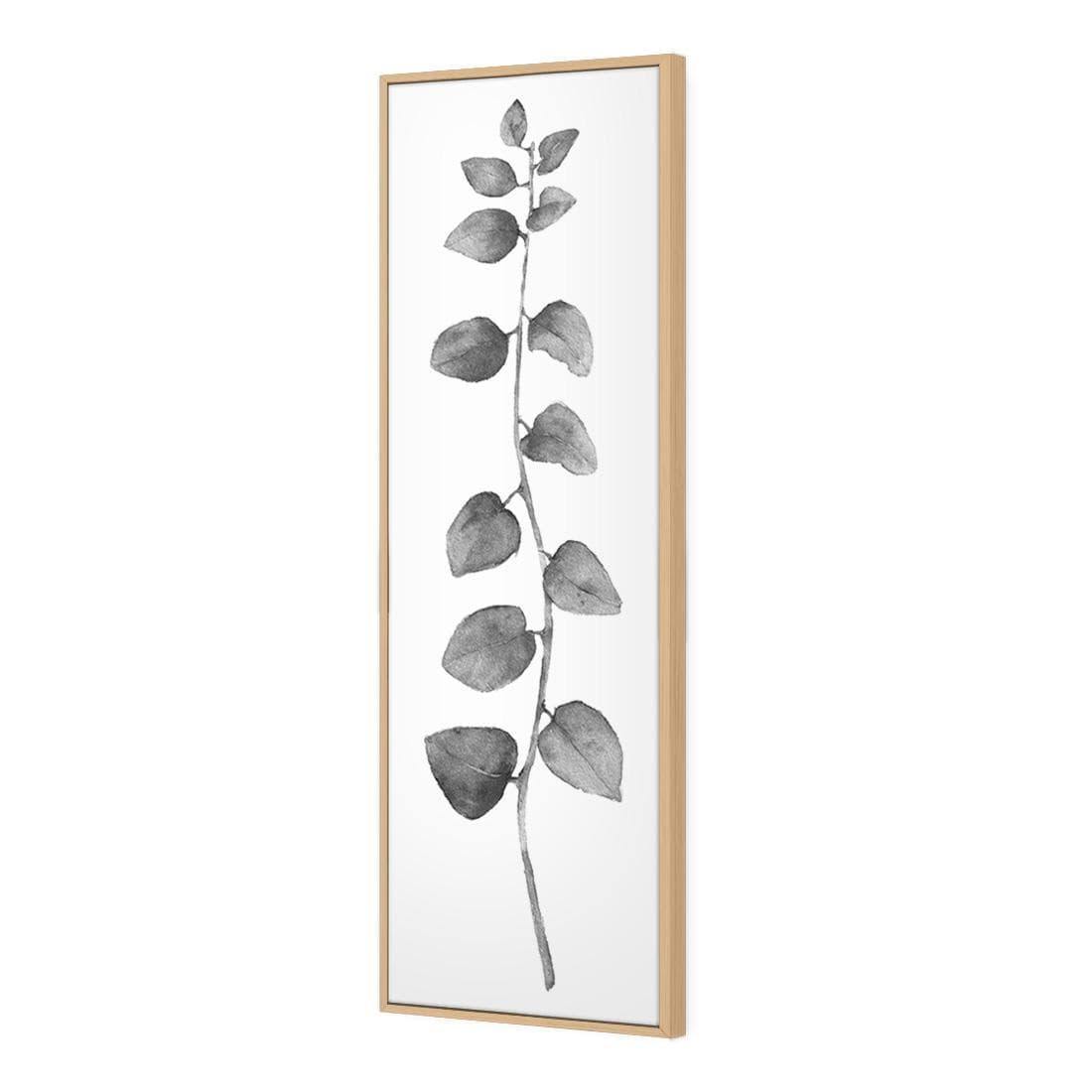 Fragrant Herb 1, Black and White (Long) - Wall Art Designs - 3196_BL_V WAD_CP - MPY - 260 - BFFFFFF - S - S_60x20_S - 1550 - OAK